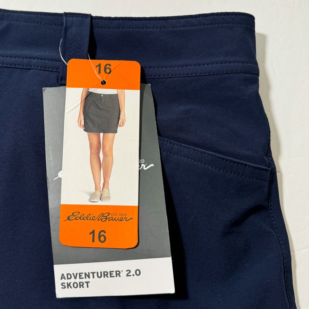 Eddie Bauer Adventurer 2.0 Skort Navy Blue - Picture 5 of 7